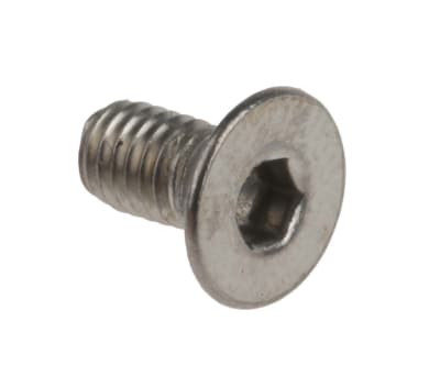 Product image for A4 s/steel hex skt csk head screw,M3x6mm