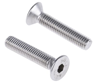 Product image for A4s/steel hex skt csk head screw,M8x40mm