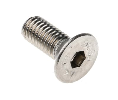 Product image for A4s/steel hex skt csk head screw,M8x20mm