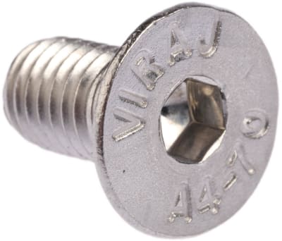 Product image for A4s/steel hex skt csk head screw,M8x16mm