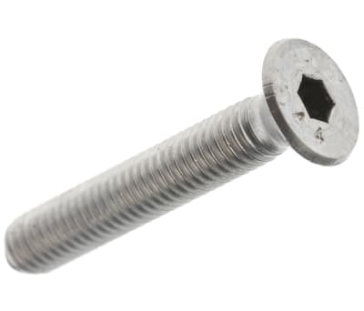 Product image for A4s/steel hex skt csk head screw,M5x30mm