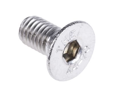 Product image for A4s/steel hex skt csk head screw,M5x10mm