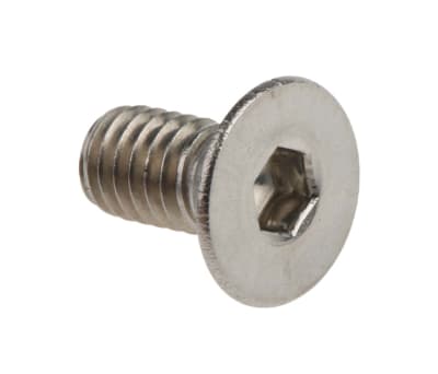 Product image for A4 s/steel hex skt csk head screw,M4x8mm