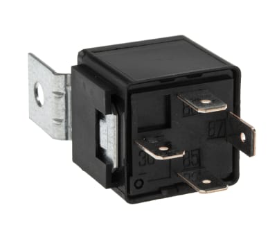 Product image for Power relay,24V,40A,SPNO,QC tm,bracket