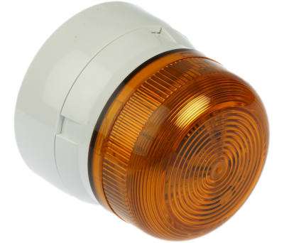 Product image for AMBER STANDARD FLASH LED BEACON,11/35VDC