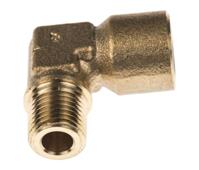 Product image for BRASS ELBOW,1/4 BSPT M X 1/4IN BSPP F