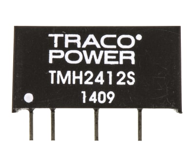 Product image for TMH2412S DC/DC, 24VIN, 12VOUT 165MA, 2W