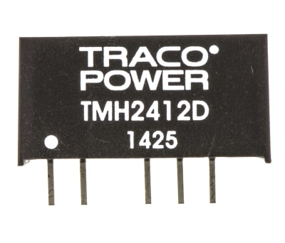 Product image for TMH2412D DC/DC, 24Vin,+-12Vout +-80mA,2W