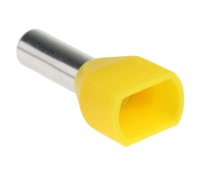 Product image for Yel 2 entry bootlace ferrule,6sq.mm wire