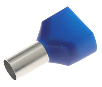 Product image for Blue 2 entry bootlace ferrule,16sq.mm