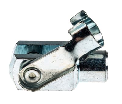 Product image for Steel short clevis,M8x1.25mm