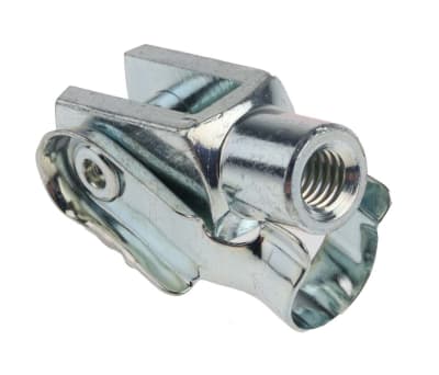 Product image for Steel short clevis,M6x1mm