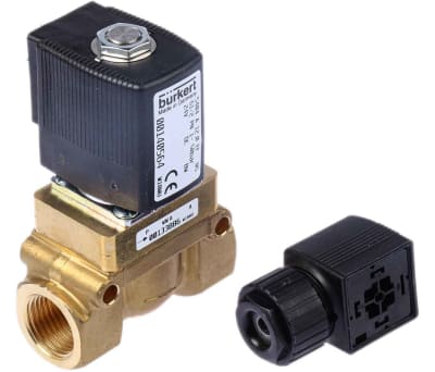 Product image for 2WAY SERVO ASSISTED SOLENOID VALVE,24VDC