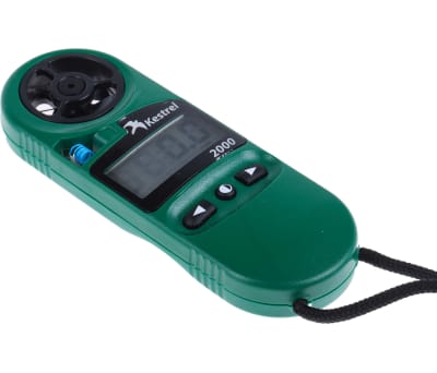 Product image for Kestrel KESTREL 2000 Rotary Vane 40m/s Max Air Velocity Air Velocity, Temperature, Wind Chill Anemometer