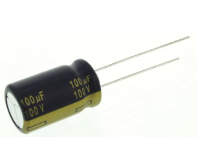 Product image for FC RADIAL ELEC CAP,100UF 100V