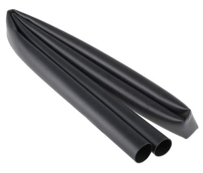 Product image for Black adhesive lined tubing,19-6mm i/d