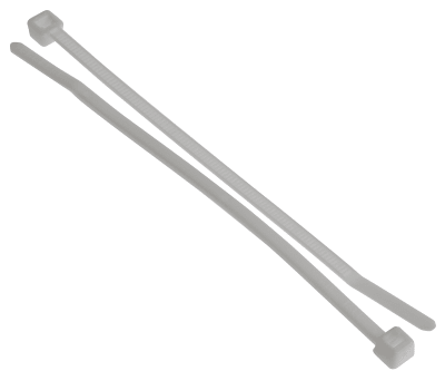 Product image for White LSZH cable tie,100x2.5mm