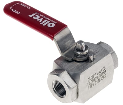 Product image for 3/8in NPT stainless steel ball valve