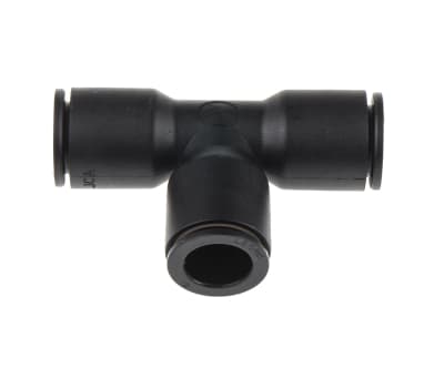 Product image for Pneumatic push-in equal tee fitting,12mm