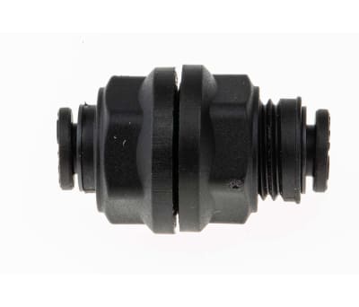 Product image for Pneumatic bulkhead push-in connector,4mm