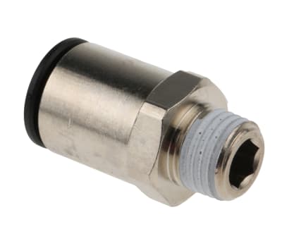 Product image for Male taper straight adaptor,R1/4x12mm