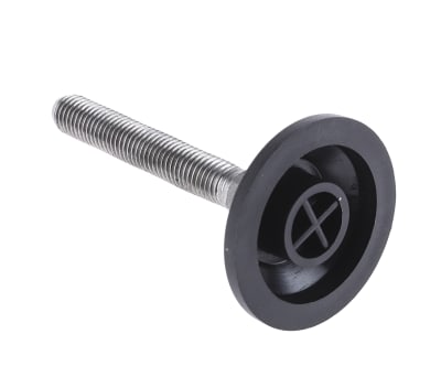 Product image for S/STEEL ADJ LEVELLING FOOT,M12X75MM L