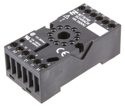 Product image for 11pin DIN & surface socket for MT3 relay