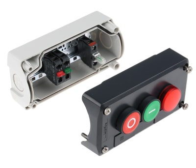 Product image for ENCLOSED PUSH BUTTONS "I-O", PILOT LIGHT