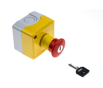 Product image for EMERGENCY STOP STATION 1NO/2NC KEY REL