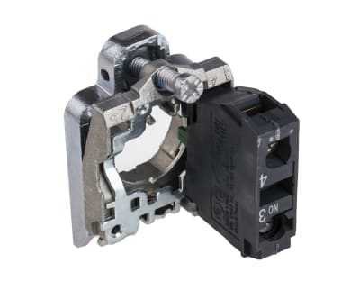 Product image for Push button Black Clear Booted Head 1NO