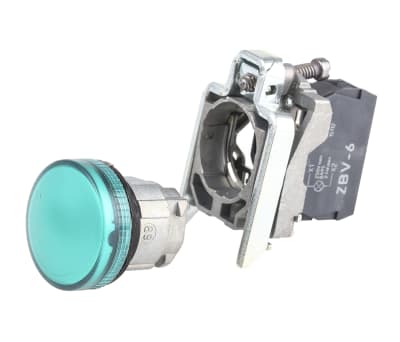 Product image for Green bulb type pilot light