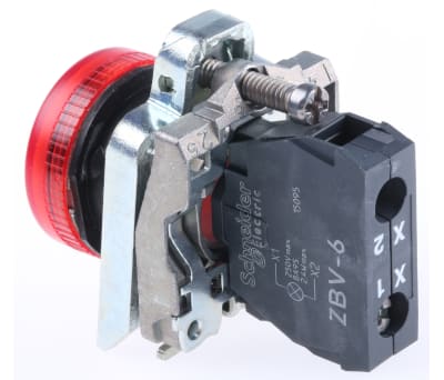 Product image for Red bulb type pilot light