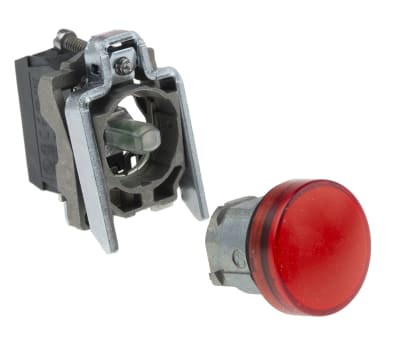 Product image for Pilot Light Red LED 24V Plain Lens