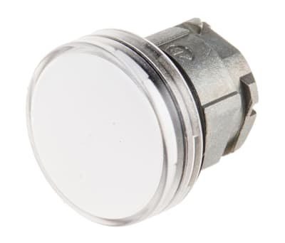 Product image for White Pilot Light head ZB4BV013