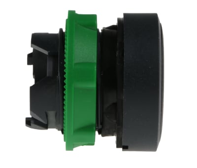 Product image for Blk flush head for spring return switch