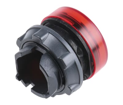 Product image for Red pilot head with integral LED