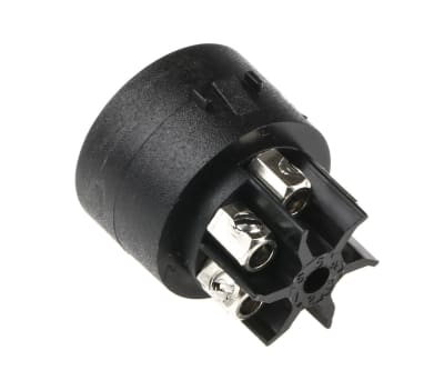 Product image for IP68 6 way screw terminal plug insert,3A