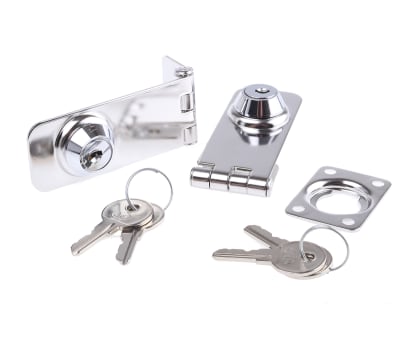 Product image for S/STEEL LOCKABLE HINGE,76X30X1.5MM