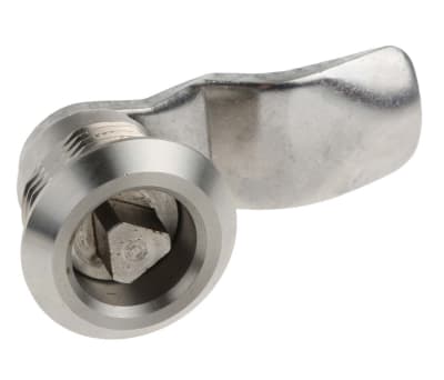Product image for Steinbach & Vollman Panel to Tongue Depth 18mm Stainless Steel Triangular Lock, Key to unlock