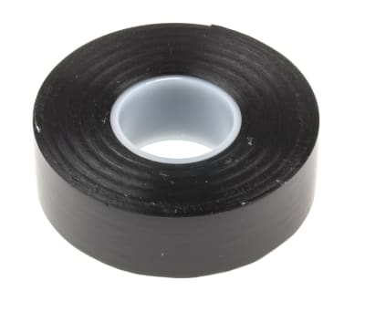 Product image for Advance Tapes AT4 Black PVC Electrical Tape, 19mm x 20m