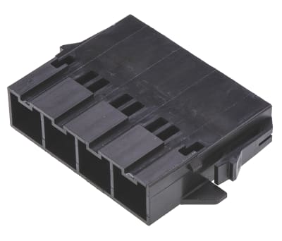 Product image for 4 way cable & panel plug housing