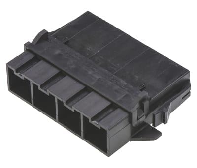 Product image for 4 way cable & panel plug housing