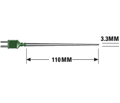 Product image for Insertion probe thermocouple, type K