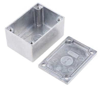 Product image for Diecast aluminium enclosure,52x38x27mm