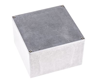 Product image for Diecast aluminium enclosure,125x125x75mm