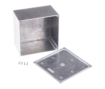 Product image for Diecast aluminium enclosure,125x125x75mm