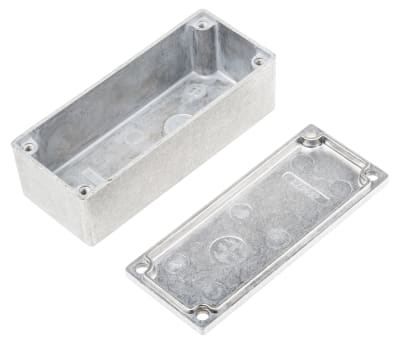 Product image for Diecast aluminium enclosure,92x38x27mm