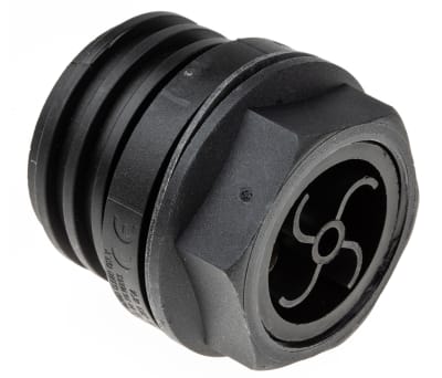 Product image for IP68 4 way chassis socket,32A