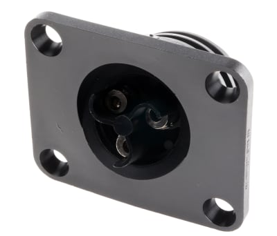 Product image for IP68 3 WAY FLANGE MOUNT CABLE PLUG,32A