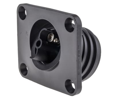 Product image for IP68 2 way flange mount cable socket,32A